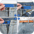 12pcs Button Extender for Pants, Adjustable Button Extenders for Jeans, Invisible Elastic Pant Extenders for Jeans, Waist Extenders for Pants for ...