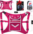 Pink Running Mini Backpack Vest for Men & Women - Reflective w/360°Hi-Viz, Holds Accessories, any iPhone, Android, iPad mini - Lightweight Adjusta...