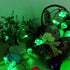 WATERGLIDE 1 Pack St. Patricks Day Shamrocks Lights, 50 LED Outdoor Decorative String Lights, Battery Operated Lucky Clover Light, 8 Lighting Mode...