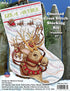 Design Works Crafts Reindeer Ride Counted Cross Stitch Stocking Kit...