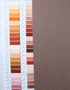 KCS 6 pc of 12" x 18" (30cmx45cm)14CT Counted Cotton Aida Cloth Cross Stitch Fabric (Coffee+Brown)...