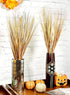 Admired By Nature 28" Artificial Autumn Flowers Artificial Wheat Grain Flowers Grass Bush for Home Kitchen Office Wedding Flowers Arrangement Farm...