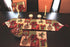 Tache Home Fashion Christmas Green Red Decorative Tapestry Holiday Tidings Poinsettia Table Runners with Tassels, 13 x 90...