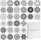 STARspun Art Stencils for Painting - 30 Piece Mandala Stencil Set 4x4" in Size - Great as Wall Stencil, Tile Stencil, Floor Stencil, Stencils for ...