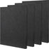 4 Pieces Polyurethane Foam Sheet 15.8 x 11.8 x 1 Inch Cuttable Polyurethane Foam Pads Craft Foam Black Tool Box Foam Insert for Toolbox Camera Sto...