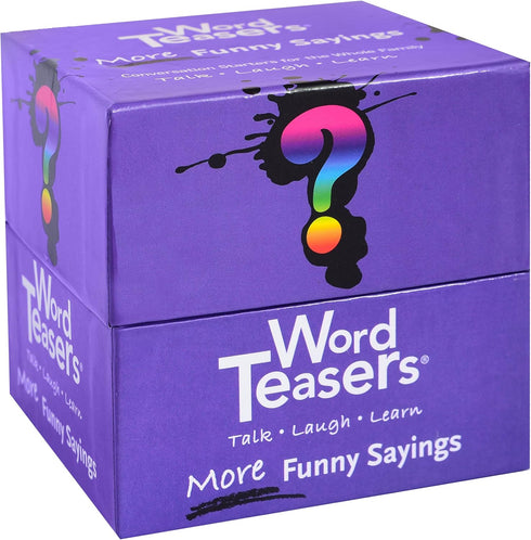 More Funny Sayings - Even More Funny Word Game & Conversation Starter for Kids, Teens & Adults - Idiom Game - Family Trivia Cards for Adults & Kid...