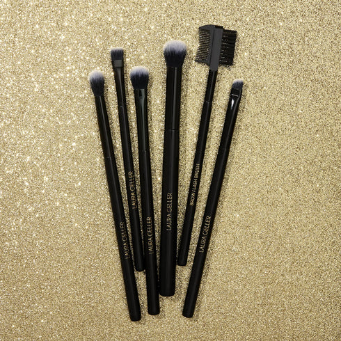 LAURA GELLER NEW YORK Blending Crease Brush, Black Wooden Handle...