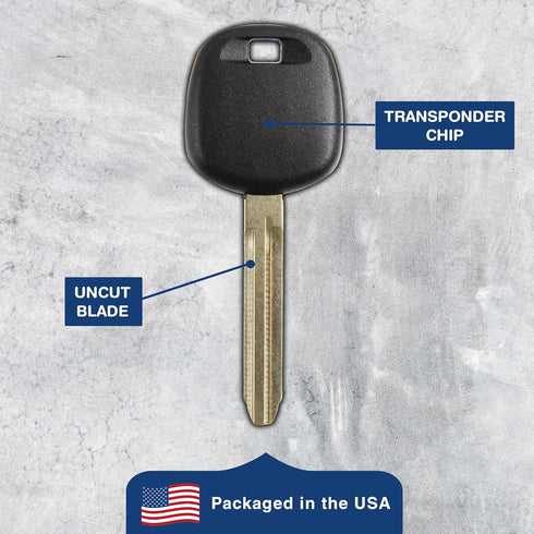 KeylessOption Car Key Replacement for 2010 2011 2012 2013 2014 2015 2016 2017 2018 2019 Toyota 4Runner Avalon Camry Corolla Prius Rav4 Tundra Taco...
