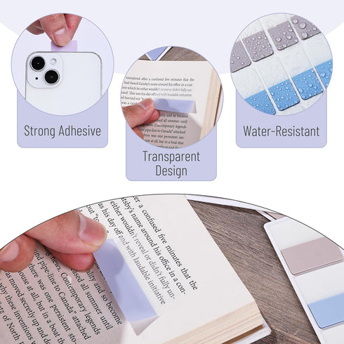 Mr. Pen- Sticky Index Tabs, 360 Pcs, Pastel Sticky Tabs for Notebooks, Page Markers, Page Tabs for Binders, Page Tabs Sticky Tabs for Books, Noteb...