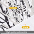 DriftAway Tree Branch Abstract Ink Printing Lined Thermal Insulated Window Curtain Valance Rod Pocket 52 Inch by 14 Inch Plus 2 Inch Header Black ...