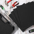 4 Pieces Polyurethane Foam Sheet 15.8 x 11.8 x 1 Inch Cuttable Polyurethane Foam Pads Craft Foam Black Tool Box Foam Insert for Toolbox Camera Sto...