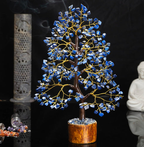 Lapis Lazuli Tree - Crystal Tree - Chakra Tree of Life - Gemstone Tree - Feng Shui Tree - Money Tree - Chakra Decor - Crystal Gift - Healing Cryst...