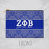 BBGreek Zeta Phi Beta Official Vendor - Makeup Pouch - Accessory Bag - Mandala - Sorority Paraphernalia...