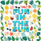 101Pcs Fun in The Sun Bulletin Board Decorations Summer Classroom Decor Pool Beach Leaf Paper Cutouts with Glue Points for Kids School Preschool O...