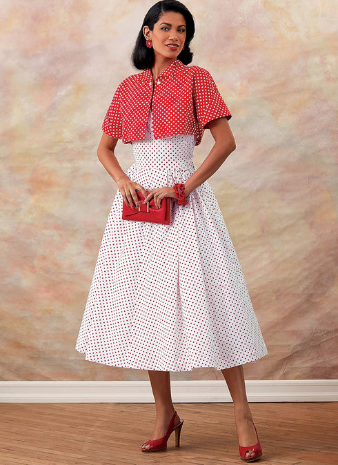 Butterick B6682A5 Women's Vintage Dress and Jacket Sewing Patterns, Sizes 6-14...
