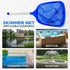 EcoNour Skimmer Net with Pole | Efficient Pool Cleaning Solution Debris Removal | Complete Pool Maintenance Tool for Crystal-Clear Water and Enjoy...