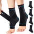 Ankle Brace for Sprained Ankle 1 Pair, High Elasticity Ankle Support for Women & Men, Compression Socks for Plantar Fasciitis Relief, Foot Compres...