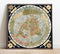 1587 Urbano Monte Flat Earth World Map Unframed (23x23 in.) Cartophiles Lovers Gifts Vintage Historic Composite Globe Model Poster Print...