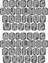 Rhinestone Genie Font-Hopper 1" Magnetic Rhinestone Template, Black...
