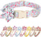 Beirui Cute Spring Dog Collar with Flower, Lightweight Soft Girl Dog Collar for Female Male Dogs, Adjustable Floral Pet Collar for Small Medium La...
