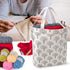 Teamoy Knitting Tote Bag with Drawstring Closure, Portable Yarn Storage Bag for Knitting Needles, Yarn Skein and Crochet Supplies, Tree (Bag Only)...