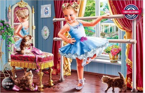Anatolian Puzzle - Little Ballet Dancer - 260 Piece Jigsaw Puzzle #3333, Multicolor...