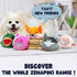 Dog Toys for Aggressive Chewers (3in1) - Squeaky Dog Toys Interactive - Dog Toys for Medium Dogs, Large & Small Breeds - Puppy Teething Chew Dog T...