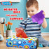 Sensory Pull Along Baby Tissue Box - Montessori Toy for Babies and Toddlers Tissue Box Learning Toys for 5 Months + STEM Educational Toys for Todd...
