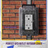 ENERLITES Weatherproof Outlet Box with Three 1/2-in Threaded Outlets, Outdoor Electrical Box, 3 Holes 0.50” Each, 1-Gang, 4.57” Height x 2.83” Len...
