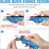 Olympia Tools Turboknife X Utility Knife 33-134, Blue...