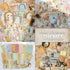 Scrapbook Paper, 400 sheets of journaling supplies for Vintage Crafts Planner Bullet Junk Journal Supplies Mixed Media Collage Card Album Embellis...
