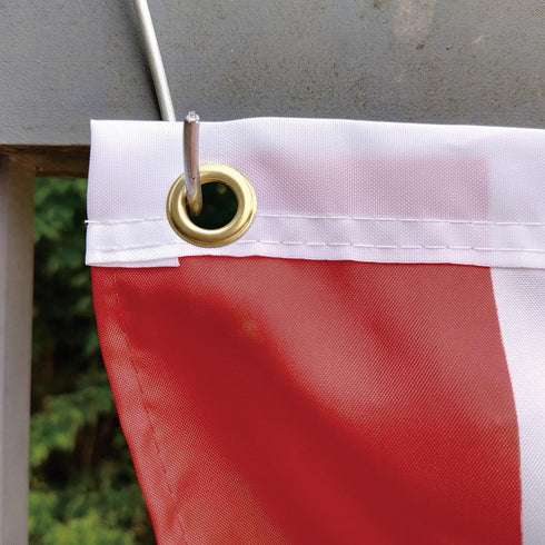 OZ American Bunting Flag, US Pleated Fan Bunting, Patriotic Banner, Fence Banner, Curtain Banner, 4th of July Flag-pack of 4...