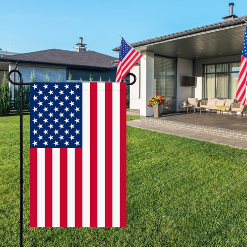 American Garden Flags 12x18inch Double Sided Home Decorative House Yard Decor Sign Outside Decorations Seasonal Outdoor Small Flag (USA-garden fla...