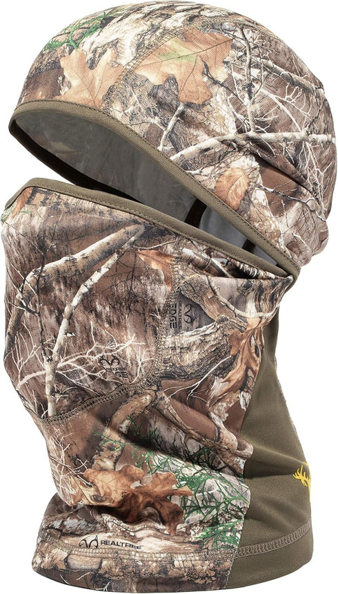 HOT SHOT Men's Grouse Stretch Polyester Convertible Balaclava, Realtree Edge, One Size...
