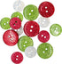Buttons Galore 60+ Christmas Buttons for Craft Sewing Scrapbooking DIY Projects - 6 Different Button Packs...