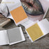 100Sheets Rose Gold Leaf Sheets.Pure Copper Leaf Sheets, Gold Foil Sheets Multipurpose for Art,Painting,Decoration,Furniture,Crafts,Pictures,Frame...