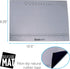 The Beadsmith Non-Slip Treasure Mat, 12.5 x 9.25 inches, Non-Slip Rubber Base with Soft Padded Surface, Laser Printed Measurements in Both inches ...
