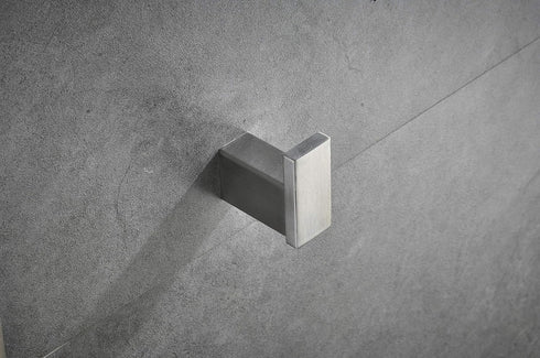 Klabb Square Type SUS 304 Stainless Steel Coat Hook Single Towel/Robe Clothes Hook for Bath Kitchen Garage Heavy Duty Contemporary Square Style Wa...