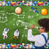 67.9 Ft Space Astronauts Bulletin Board Borders Die-Cut Bulletin Borders Planet Shape Rolled Bulletin Board Trim for School Classroom Office Chalk...