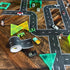 PlayTape Tape and Curves for Toy Cars - 1 Roll of 30 ft. x 2 in. Black Road + 1 Roll of 36 Curves...