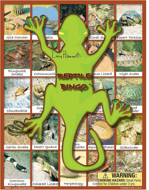 Lucy Hammett Games Reptile Bingo Game...