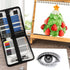 KALOUR Sketching Coloring Art Set - 38 Pieces Drawing Kit with Sketch Pencils,Watercolor Pencils,Charcoal,Brush,Eraser -Portable Zippered Travel C...