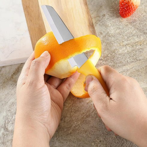 Paring Knife, 4PCS Paring Knife Set with Knife Sheaths, 3.7 inch Stainless Steel Pairing Knife, Ultra Sharp Small Kitchen Vegetable Fruit Knives, ...