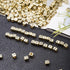 ToBeIT 1000Pcs Letter Beads Gold Letter Bead Acrylic Alphabet A-Z Cube Beads for Jewelry Making, Bracelets, Necklaces...