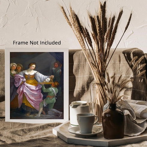 Posterizer 1 pcs-Salome with the Head of Saint John painting poster-Religious Posters-Gifts for Christians -Decor for Church, Sunday School Classr...