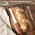 Baker's Essential Sourdough Baking Supplies Set, Lame Bread scoring tool, 12-Inch Serrated Cutting Knife for Homemade Bread or Cakes, Bread Making...