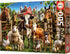Educa - Farmyard Buddies - 500 Piece Jigsaw Puzzle - Puzzle Glue Included - Completed Image Measures 18.9" x 13.4" - Ages 14+ (19905)...