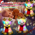 Cuteoy White Reindeer LED Musical Stuffed Animal Light-up Singing Plush Elf Adjustable Volume Lullaby Plushies Birthday Christmas Toy Gifts for Ki...