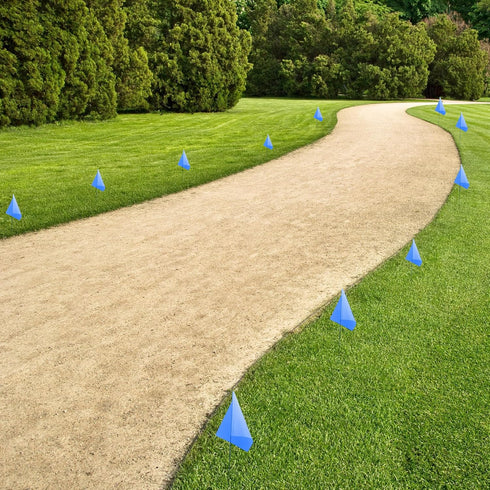 Marking 50 Pack Flags Yard Flags 12 x 2.5 x 3.5 Inch Marker Flags for Lawn Yard Flags Landscape Flgs Survey Flags, Sprinkler Flags, Irrigation Fla...