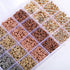 PIPIDREAM 3000PCS Brown Clay Bead Bracelet Kit?Friendship Bracelet Making Kit with Gold Beads Clay Bead Bracelet Jewelry Making Kit...